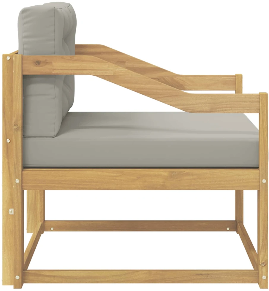 Lauko Vidurinis Sofa Poliesteris Balta