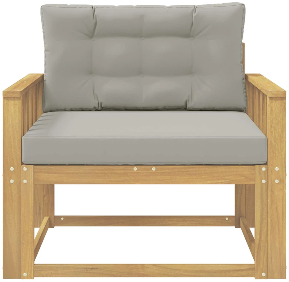 Lauko Vidurinis Sofa Poliesteris Balta