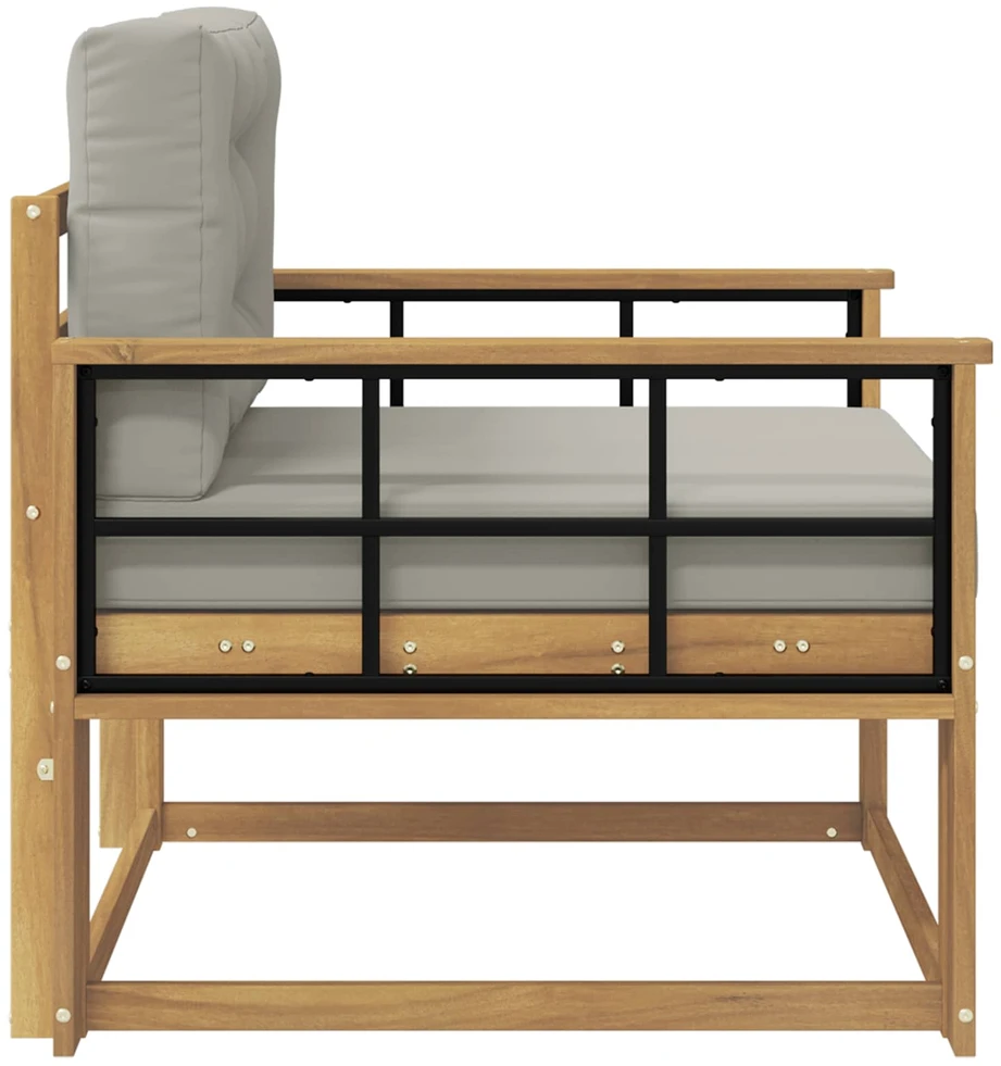 Lauko Vidurinis Sofa Poliesteris Balta