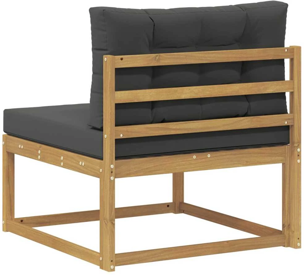 Lauko Vidurinis Sofa Poliesteris Balta