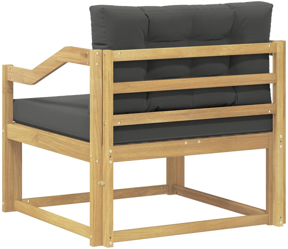 Lauko Vidurinis Sofa Poliesteris Balta