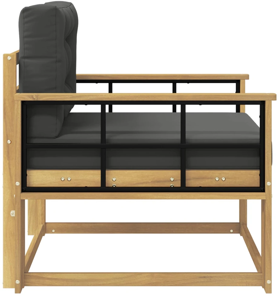 Lauko Vidurinis Sofa Poliesteris Balta