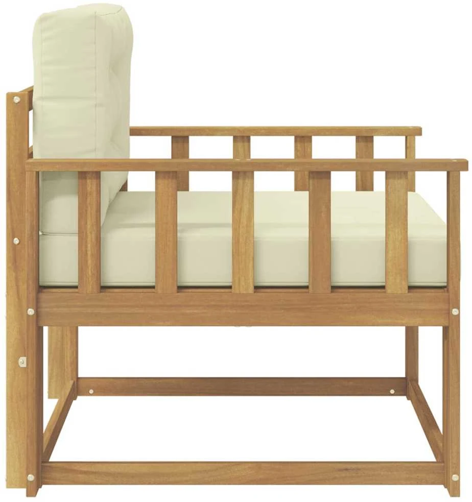 Lauko Vidurinis Sofa Poliesteris Balta