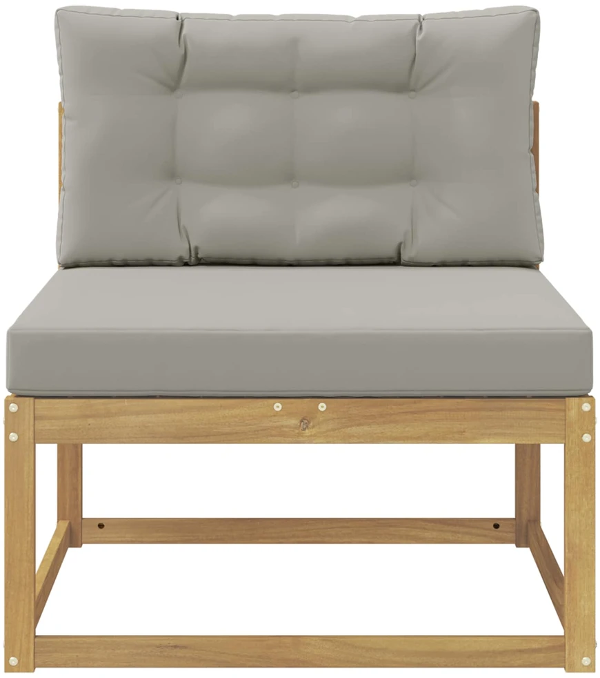 Lauko Vidurinis Sofa Poliesteris Balta
