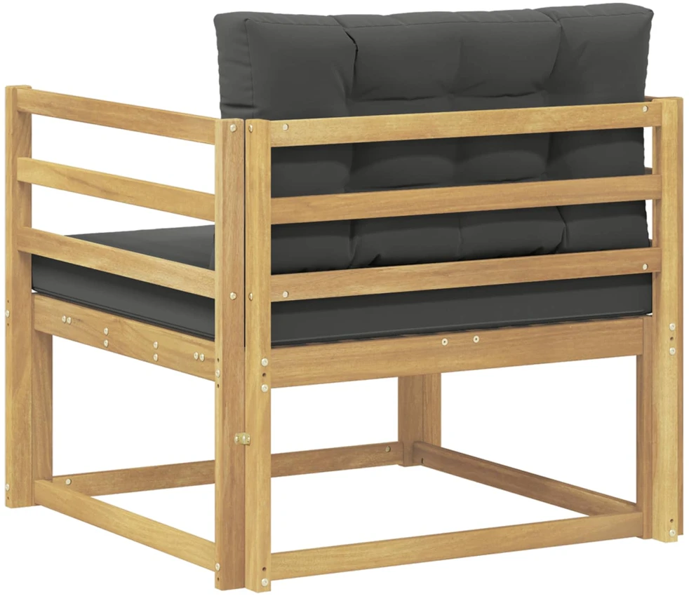 Lauko Vidurinis Sofa Poliesteris Balta
