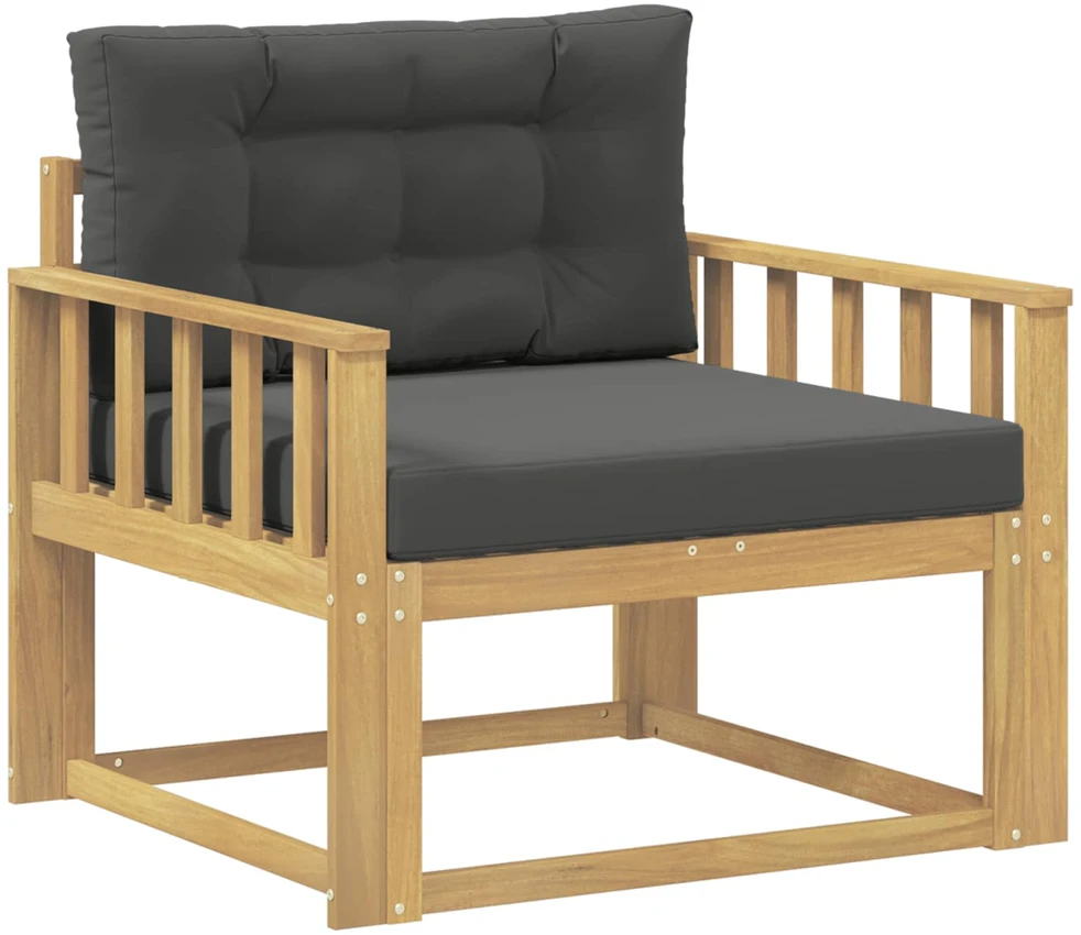 Lauko Vidurinis Sofa Poliesteris Balta