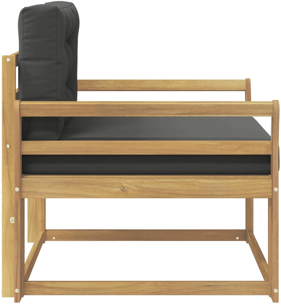 Lauko Vidurinis Sofa Poliesteris Balta