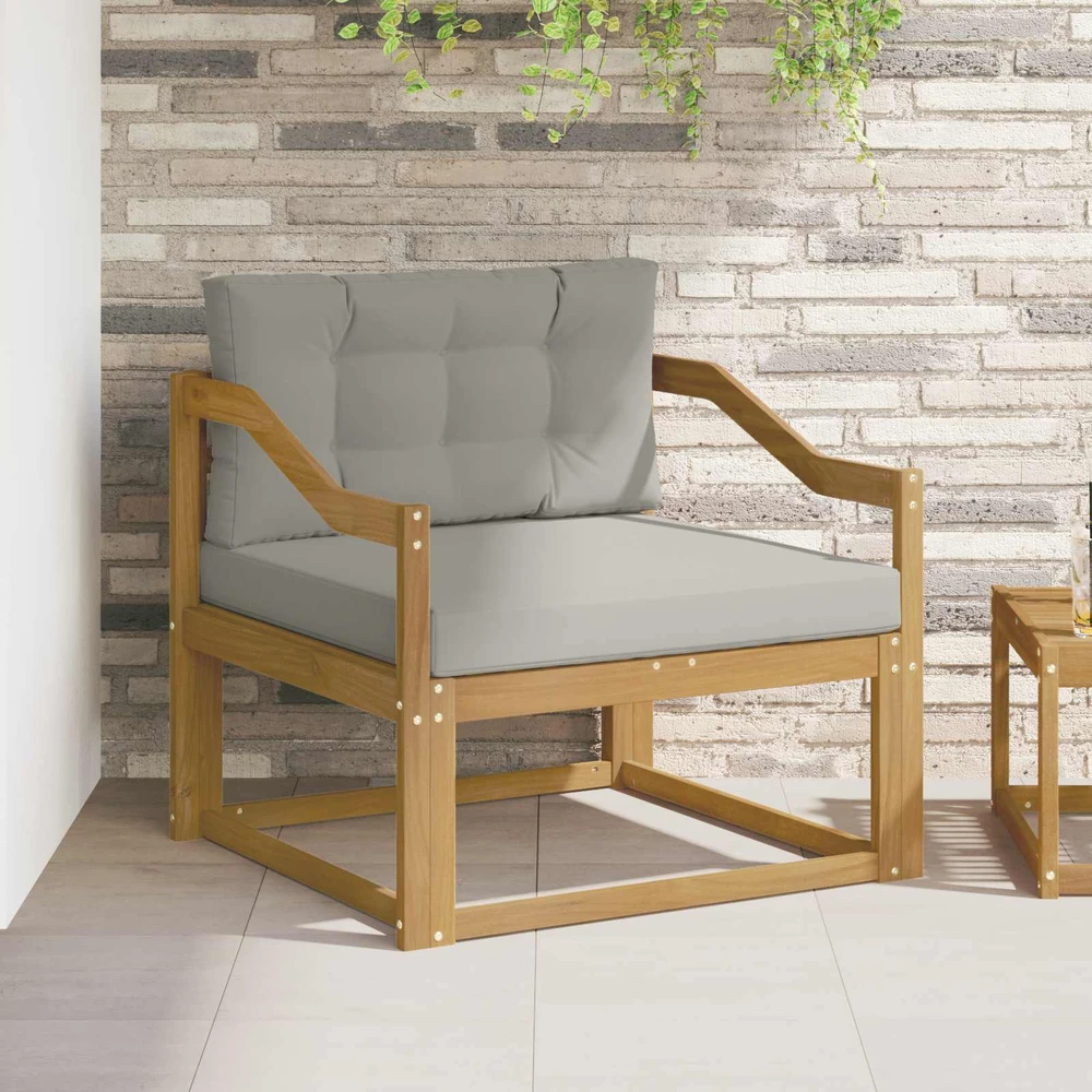 Lauko Vidurinis Sofa Poliesteris Balta