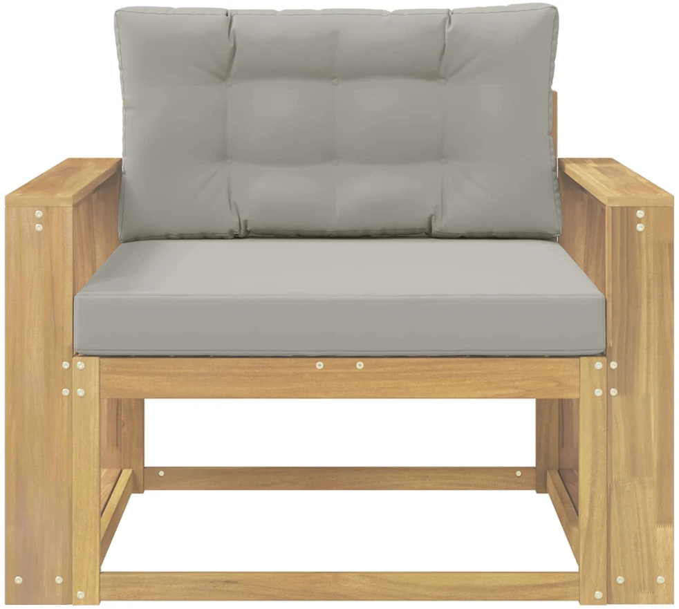 Lauko Vidurinis Sofa Poliesteris Balta