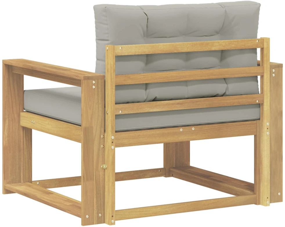 Lauko Vidurinis Sofa Poliesteris Balta