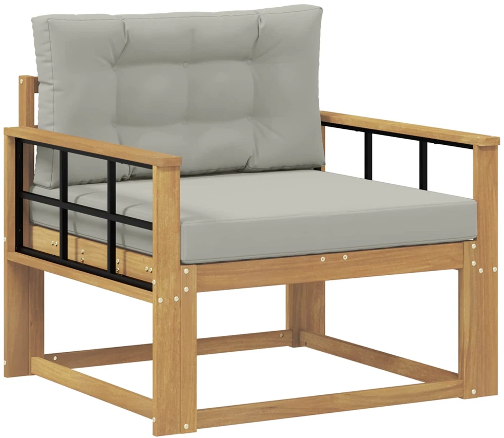 Lauko Vidurinis Sofa Poliesteris Balta