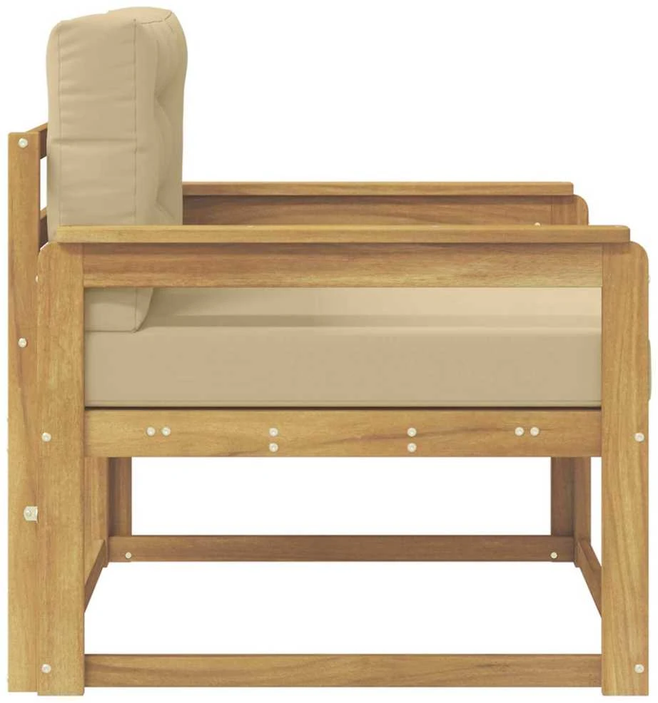 Lauko Vidurinis Sofa Poliesteris Balta