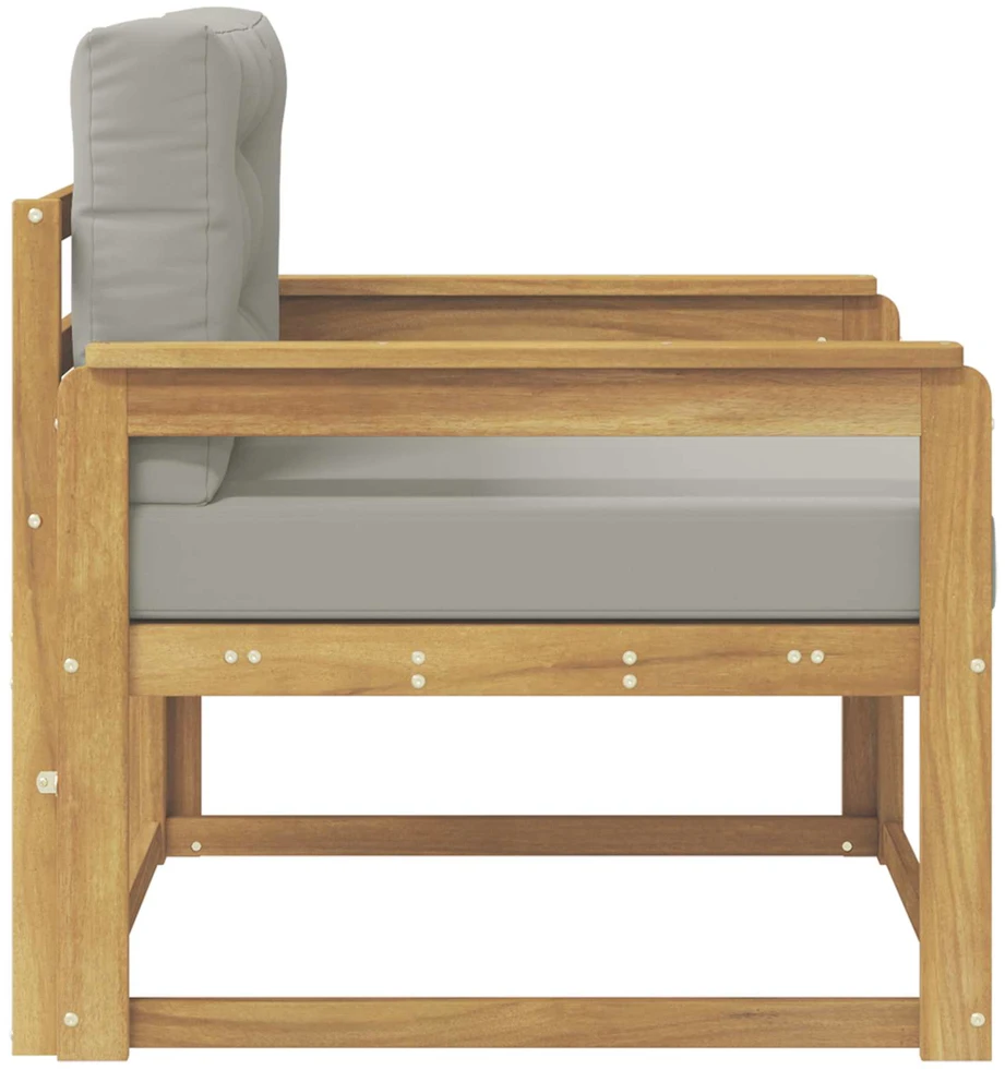 Lauko Vidurinis Sofa Poliesteris Balta