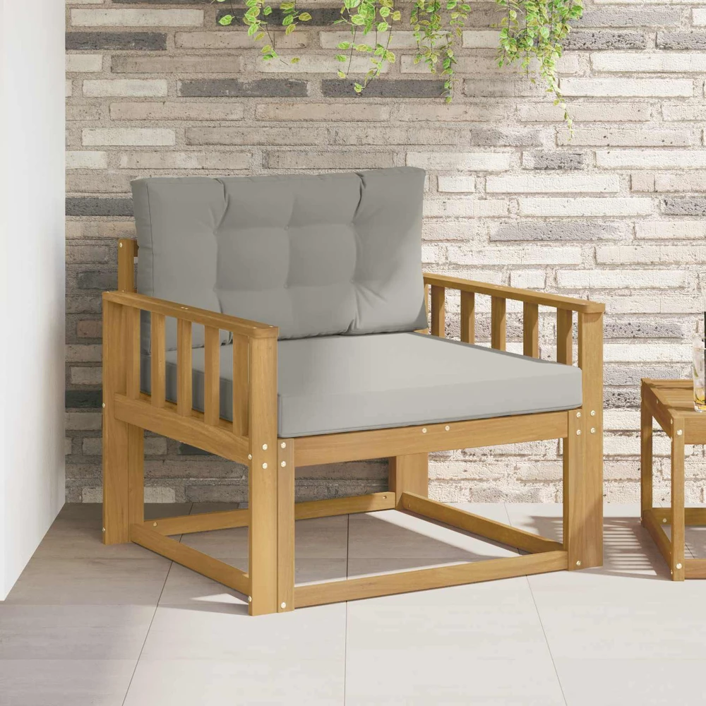 Lauko Vidurinis Sofa Poliesteris Balta