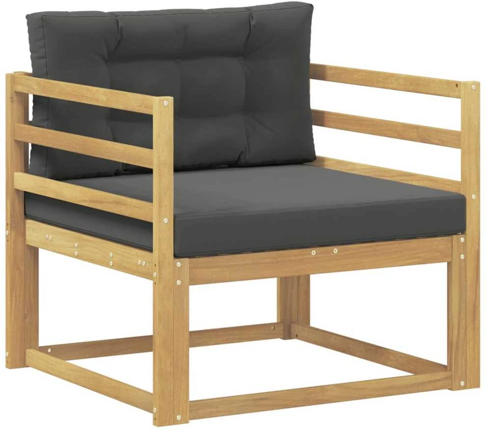 Lauko Vidurinis Sofa Poliesteris Balta