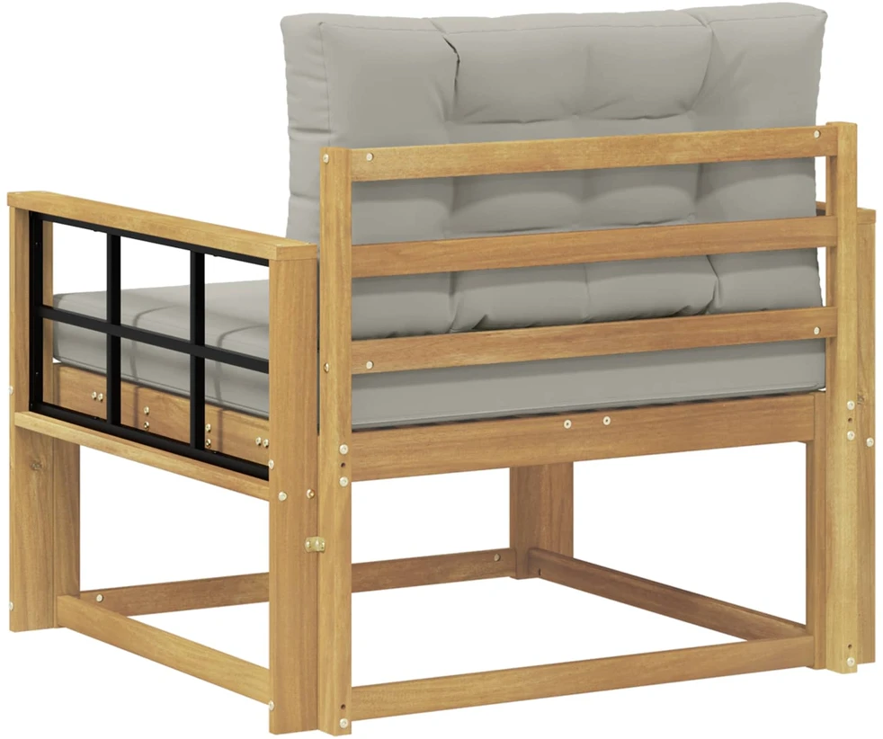 Lauko Vidurinis Sofa Poliesteris Balta