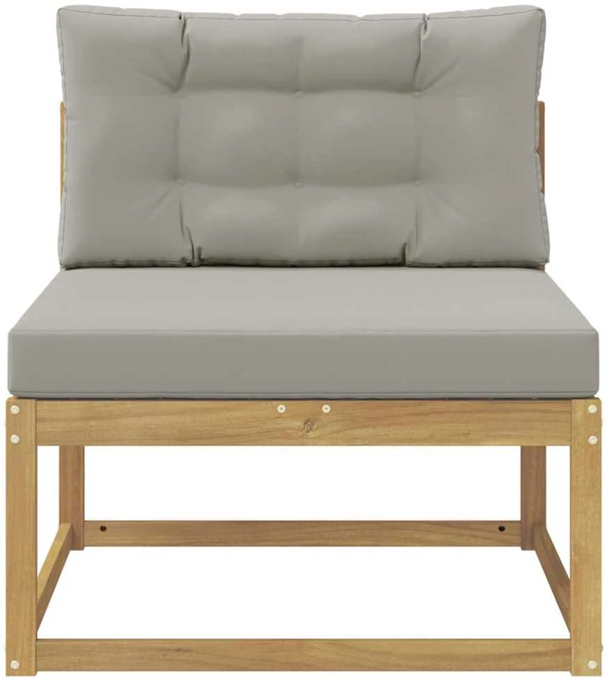 Lauko Vidurinis Sofa Poliesteris Balta