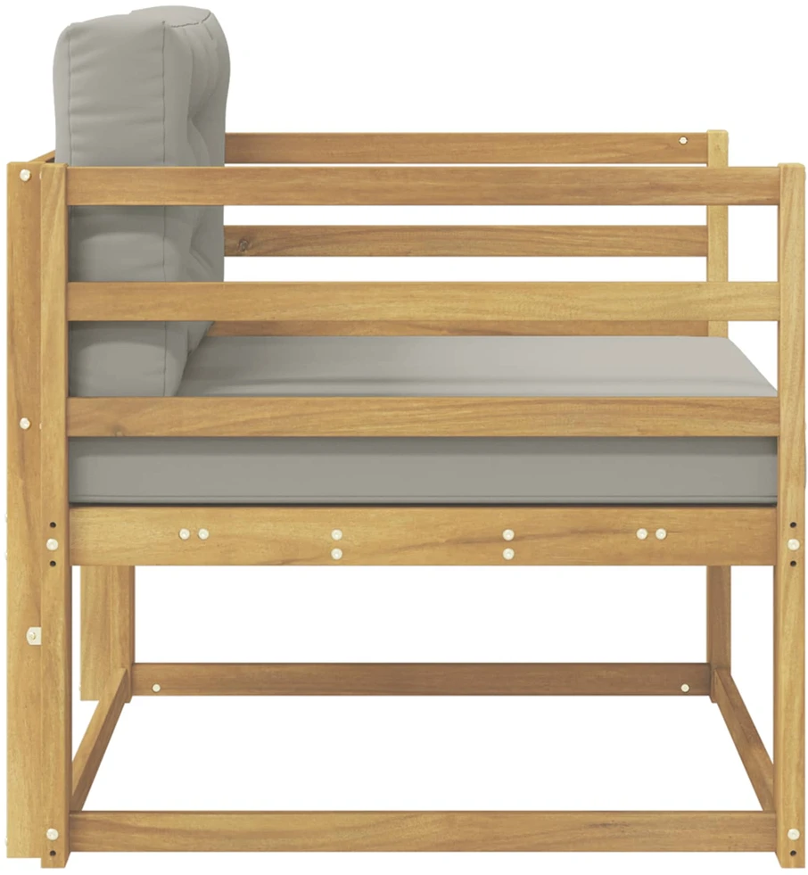 Lauko Vidurinis Sofa Poliesteris Balta