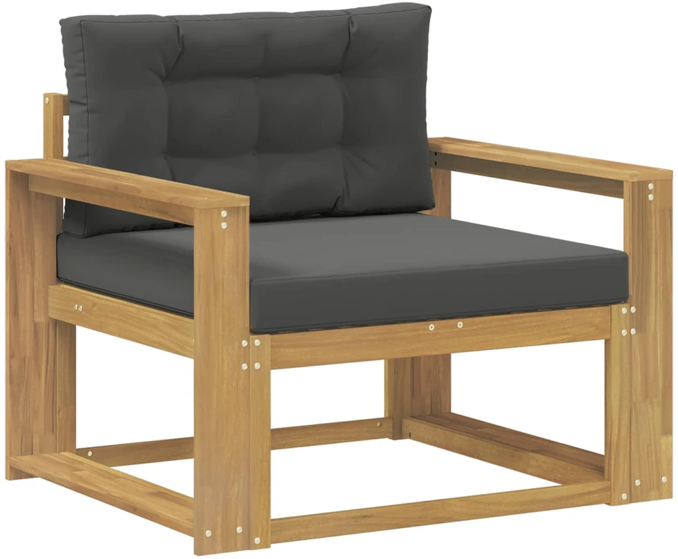 Lauko Vidurinis Sofa Poliesteris Balta