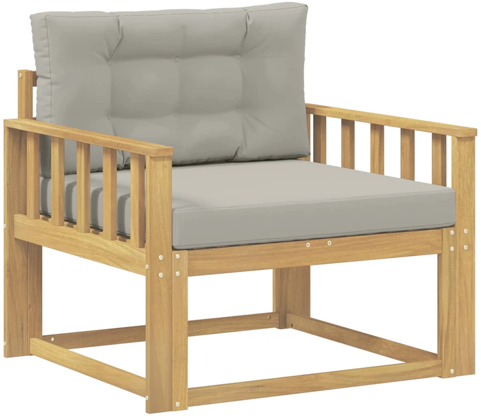 Lauko Vidurinis Sofa Poliesteris Balta