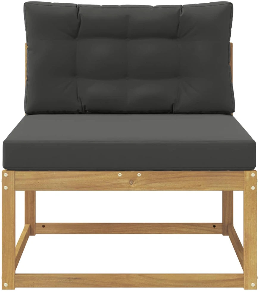 Lauko Vidurinis Sofa Poliesteris Balta