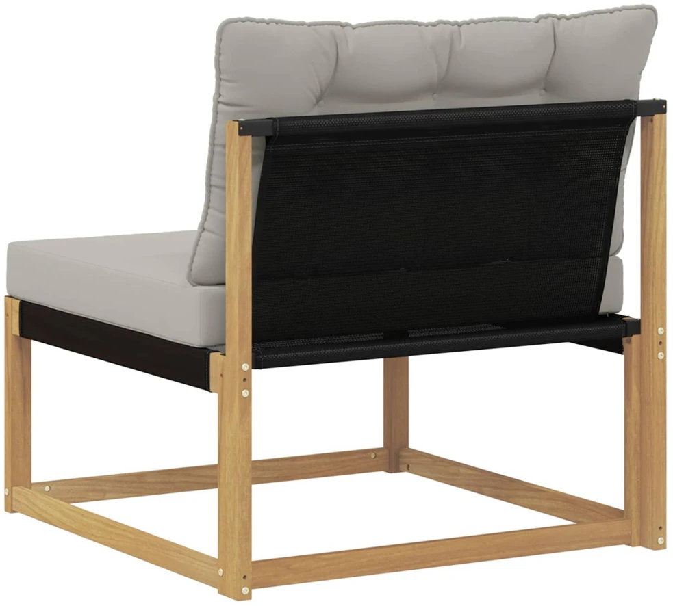 Lauko Vidurinis Sofa su pagalve Balta 79 x 83 x 73 cm plienas