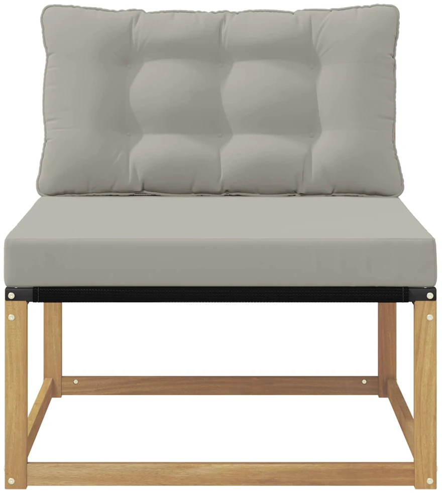 Lauko Vidurinis Sofa su pagalve Balta 79 x 83 x 73 cm plienas