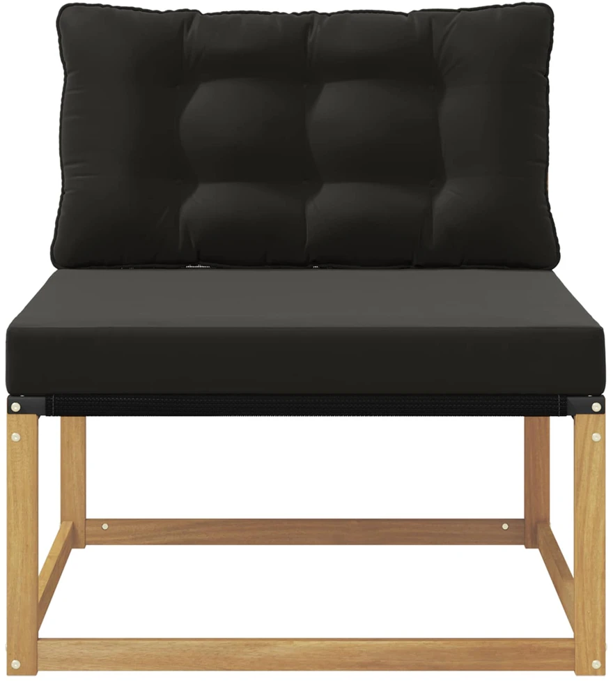 Lauko Vidurinis Sofa su pagalve Balta 79 x 83 x 73 cm plienas