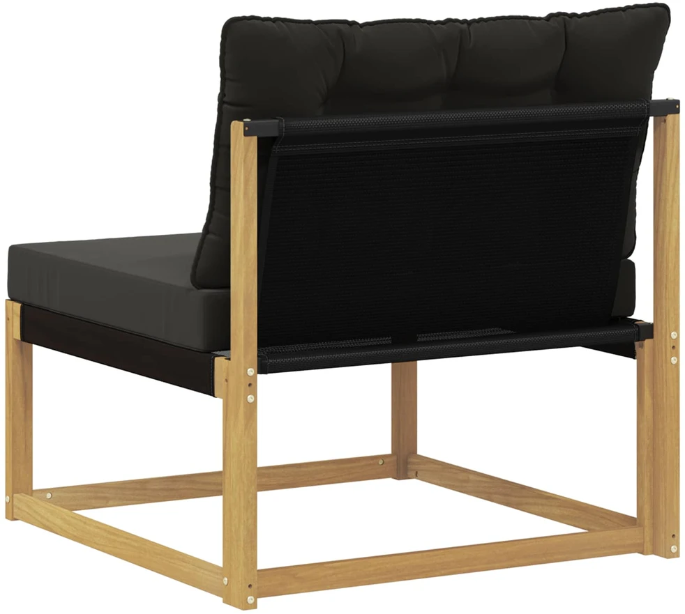 Lauko Vidurinis Sofa su pagalve Balta 79 x 83 x 73 cm plienas