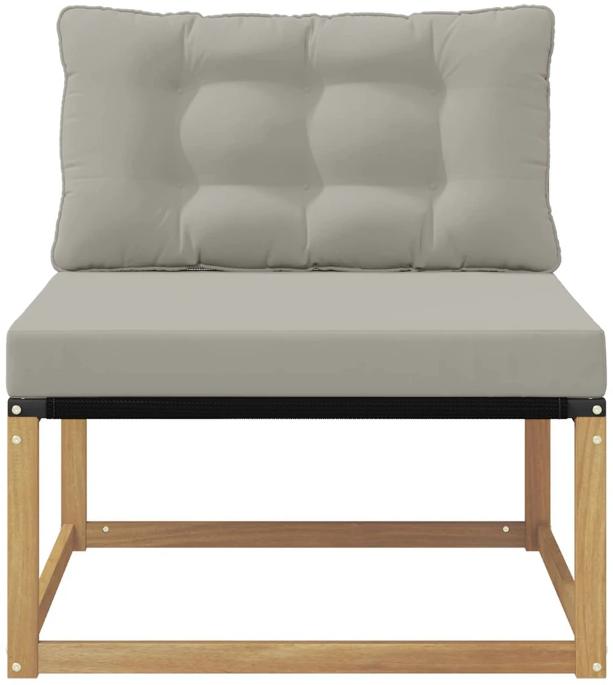 Lauko Vidurinis Sofa su pagalve Balta 79 x 83 x 73 cm plienas