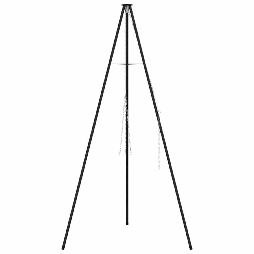 Laužavietės trikojis Juoda 92 x 92 x 191,5 cm Plienas