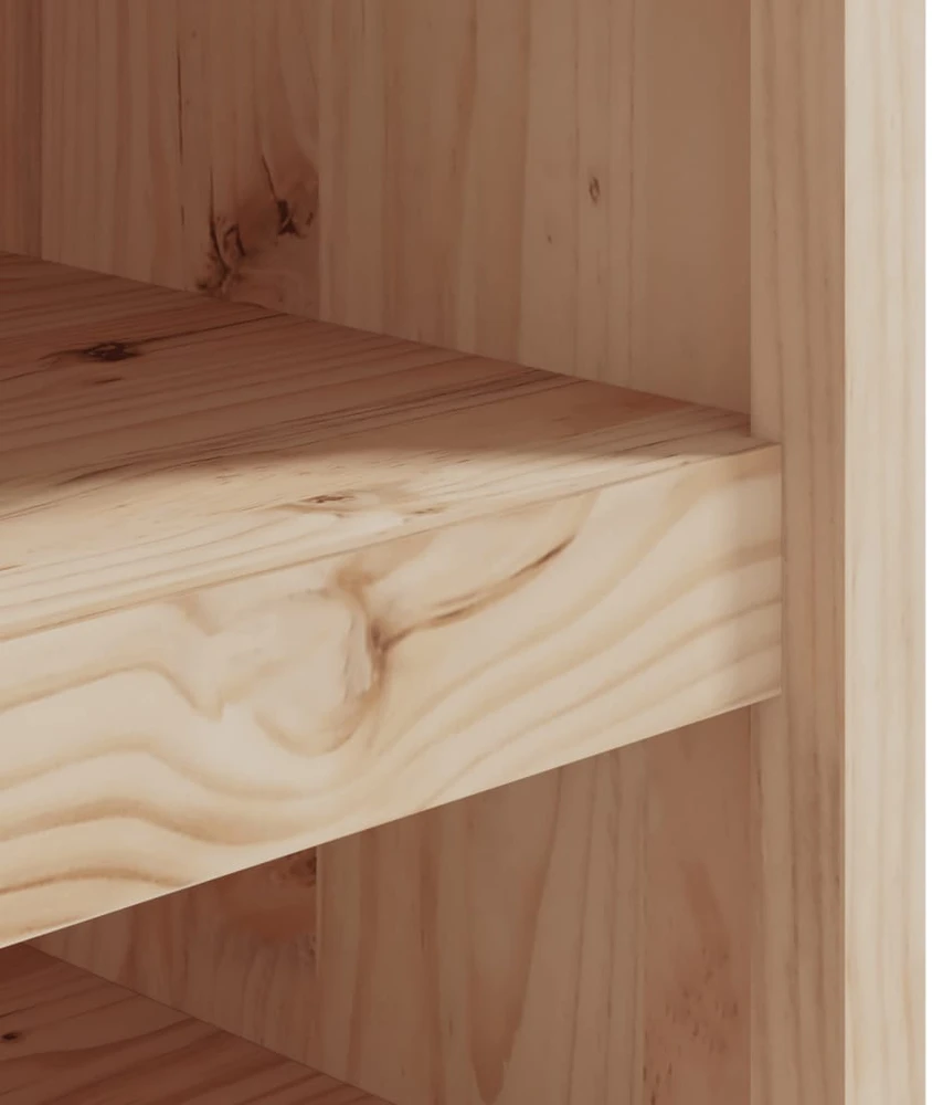 Lauko virtuvės spintelė, 106x55x64cm, pušies medienos masyvas