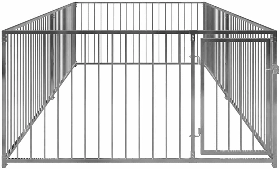 Lauko voljeras šunims, 200x400x100 cm