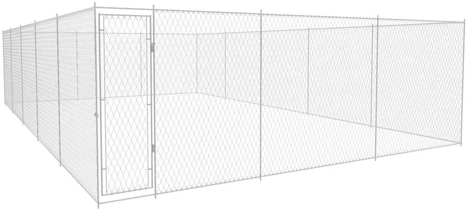 Lauko voljeras šunims, 950x570x185 cm, galvanizuotas plienas