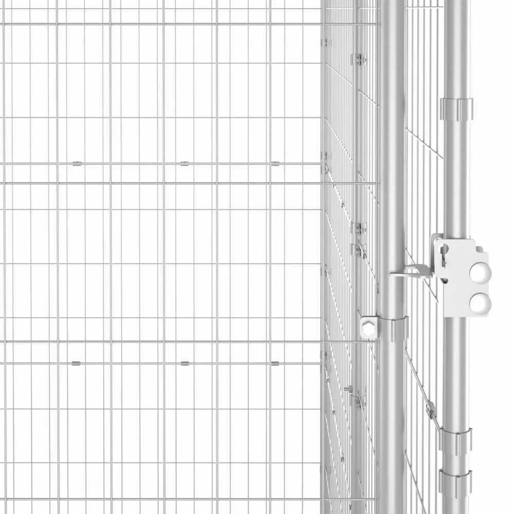 Lauko voljeras šunims, galvanizuotas plienas, 16,94m²