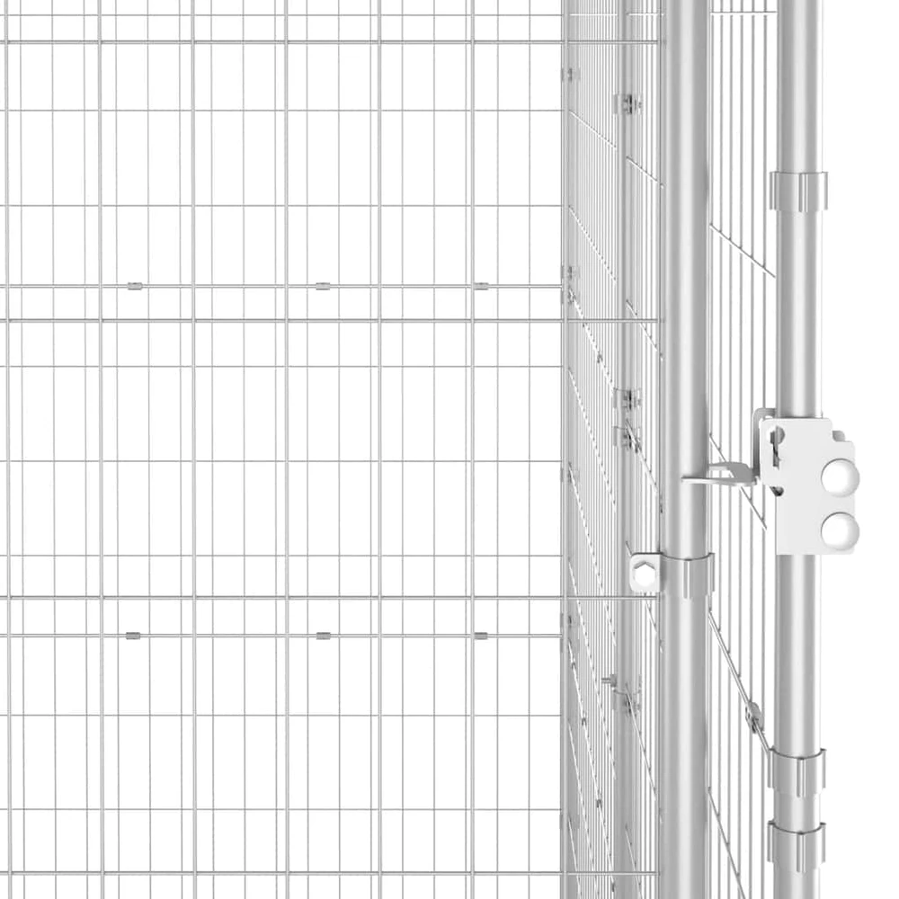 Lauko voljeras šunims, galvanizuotas plienas, 24,2m²