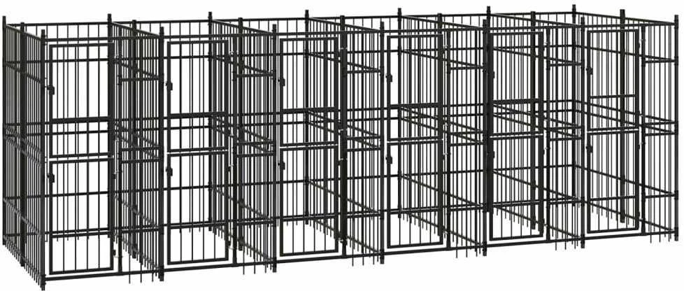 Lauko voljeras šunims, plienas, 11,06m²