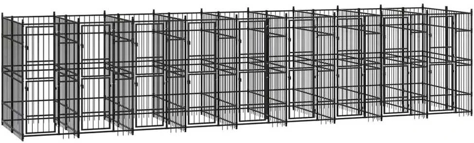 Lauko voljeras šunims, plienas, 16,59m²