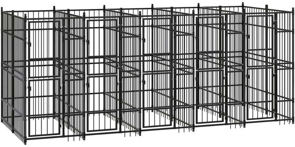 Lauko voljeras šunims, plienas, 9,22m²