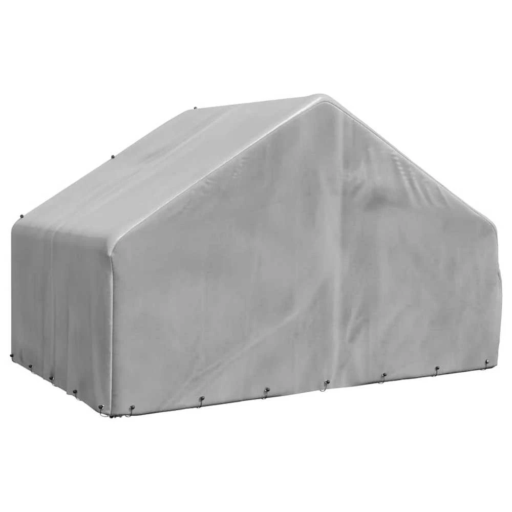 Lauko šunų voljeras su stogeliu, 3x2x1,9 m, cinkuotas plienas