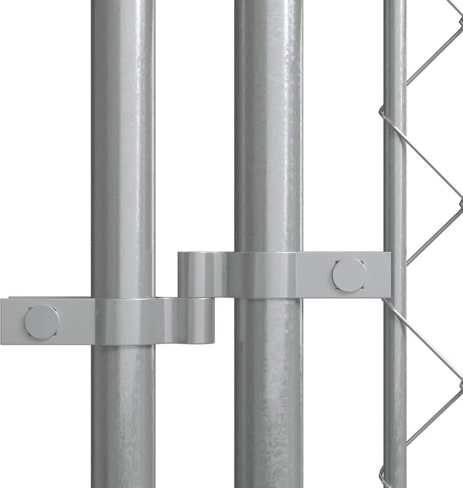 Lauko voljeras šunims su stogu, 7,6x3,8x2,3m