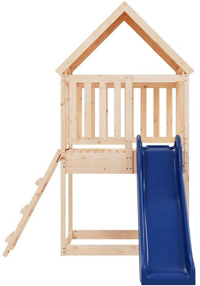 Lauko žaidimų aikštelės komplektas, pušies medienos masyvas