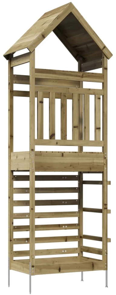Lauko žaidimų bokštas Natūrali 53 x 85 x 264 cm