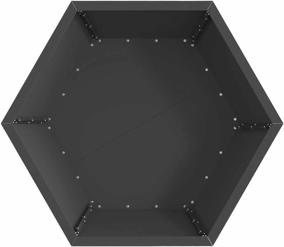 Ugnies dubuo Juoda Atmosferos poveikiui atsparus plienas