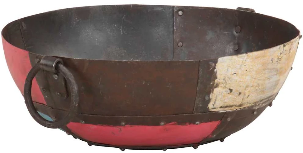 Laužavietė, įvairiaspalvė, 40cm skersmens, geležis, kaimiška