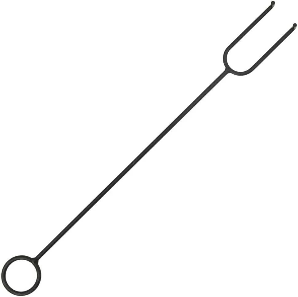 Laužavietė su žarstekliu, 76cm, plienas, kaimiško stiliaus, XXL