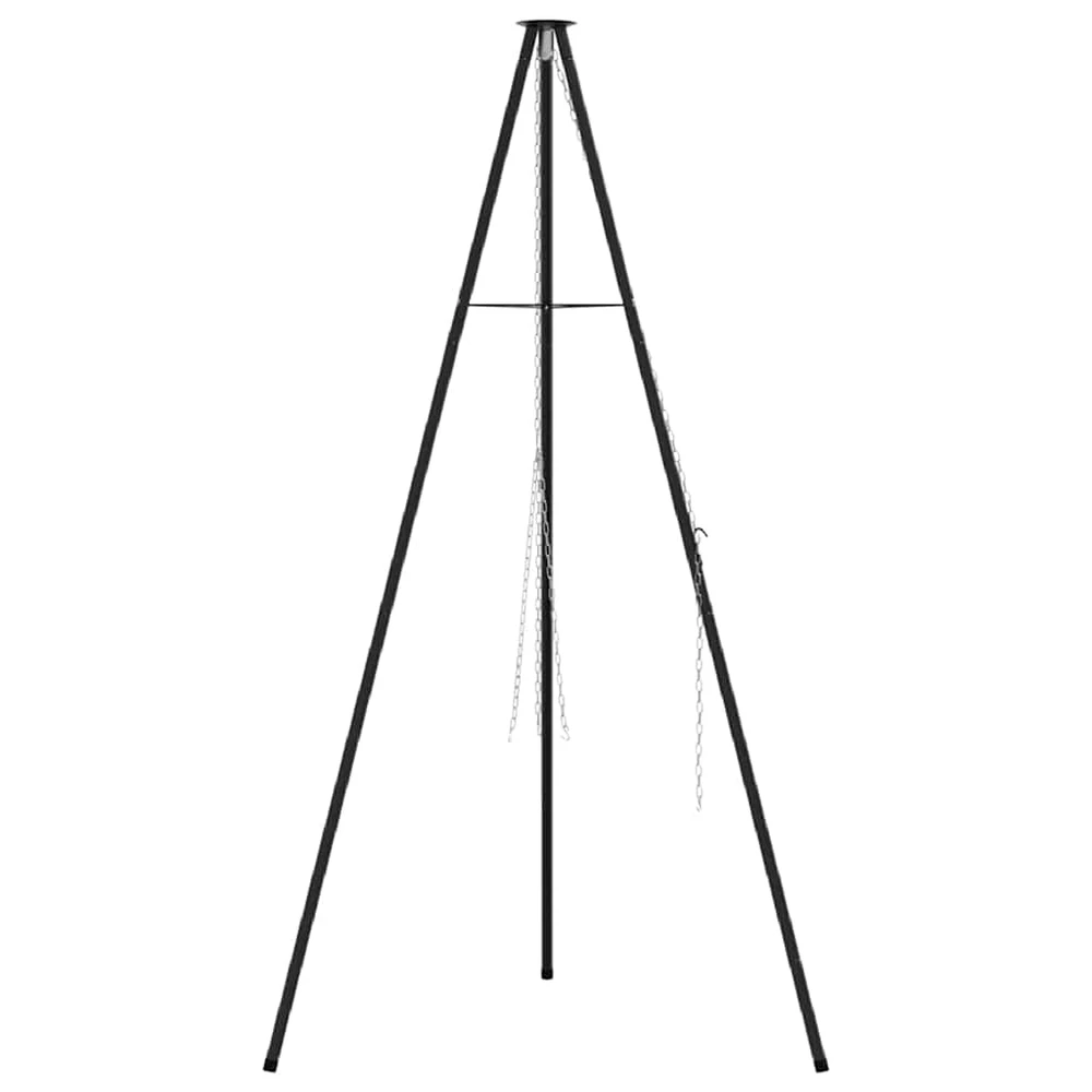 Laužavietės trikojis Juoda 92 x 92 x 151,5 cm Plienas
