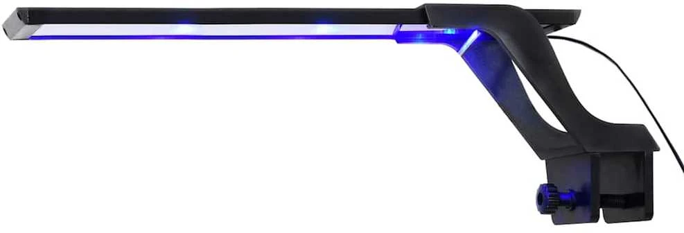 LED akvariumo lempa su spaustuku, mėlyna ir balta, 35-55cm