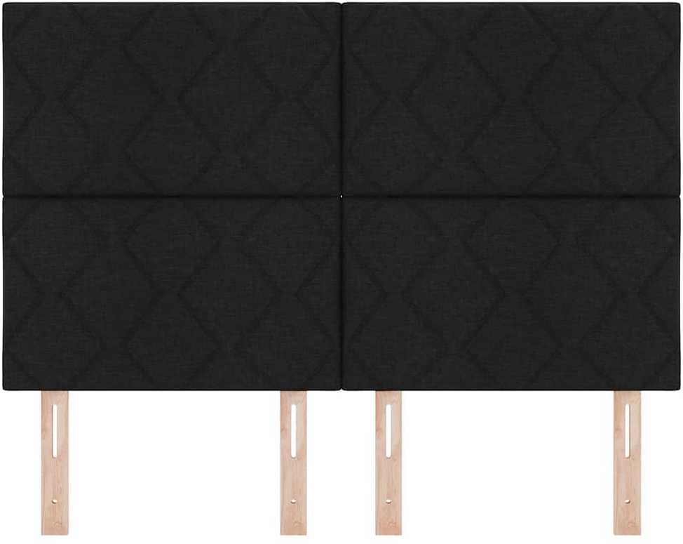 LED galvūgalis Juodas 160 cm audinys