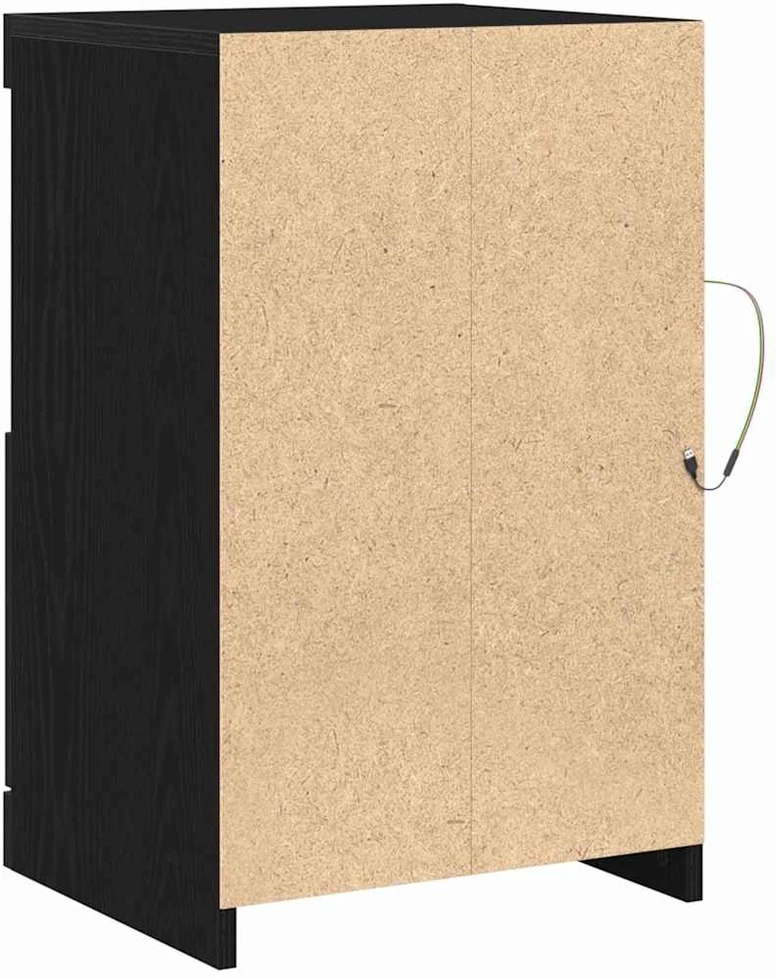 LED Bufetas 2 vnt. 41 x 37 x 67 cm Apdirbta mediena